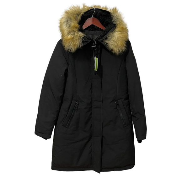 Sam Edelman Jackets & Blazers - Sam Edelman black hooded jacket size medium